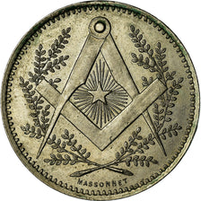 France, Jeton, Masonic, Mont Sinaï, SUP, Maillechort, Labouret:290