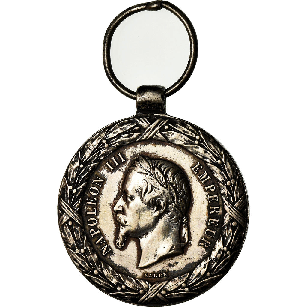 França, Napoléon III, Campagne d'Italie, Medal, 1859, Qualidade Excelente