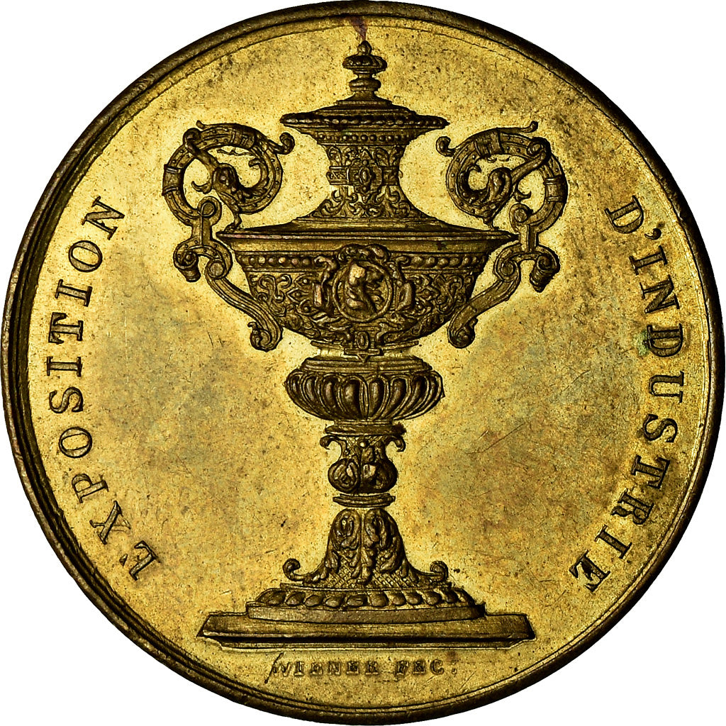 Belgium, Token, Exposition d'Industrie, Joaillier, Bruxelles, MS(60-62), Copper