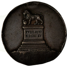 France, Token, Souvenir du Champ de Bataille de Waterloo, 1815, VF(30-35)