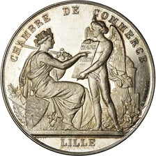 France, Token, Chambre de Commerce de Lille, Borrel.A, MS(63), Silver