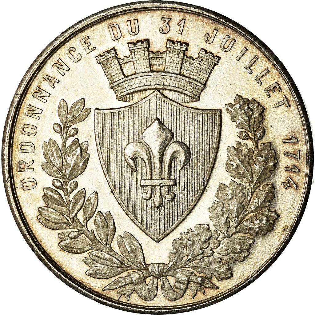 France, Jeton, Chambre de Commerce de Lille, Borrel.A, SUP+, Argent