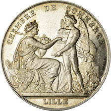 France, Token, Chambre de Commerce de Lille, Borrel.A, MS(60-62), Silver