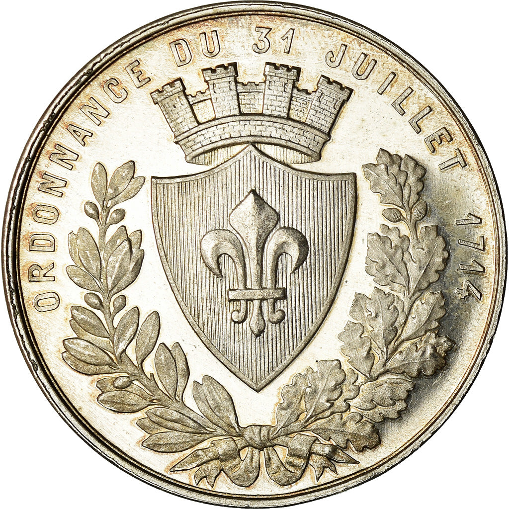 France, Token, Chambre de Commerce de Lille, Borrel.A, MS(60-62), Silver