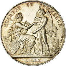France, Token, Chambre de Commerce de Lille, Borrel.A, MS(60-62), Silver