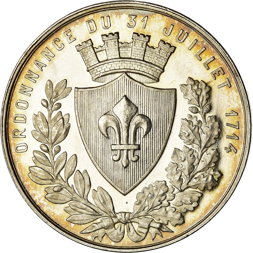 France, Token, Chambre de Commerce de Lille, Borrel.A, MS(60-62), Silver