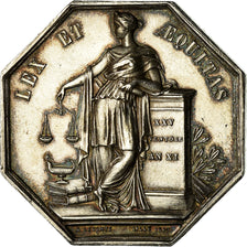 France, Token, Notaires de l'Arrondissement de Lille, Lecomte, MS(60-62)