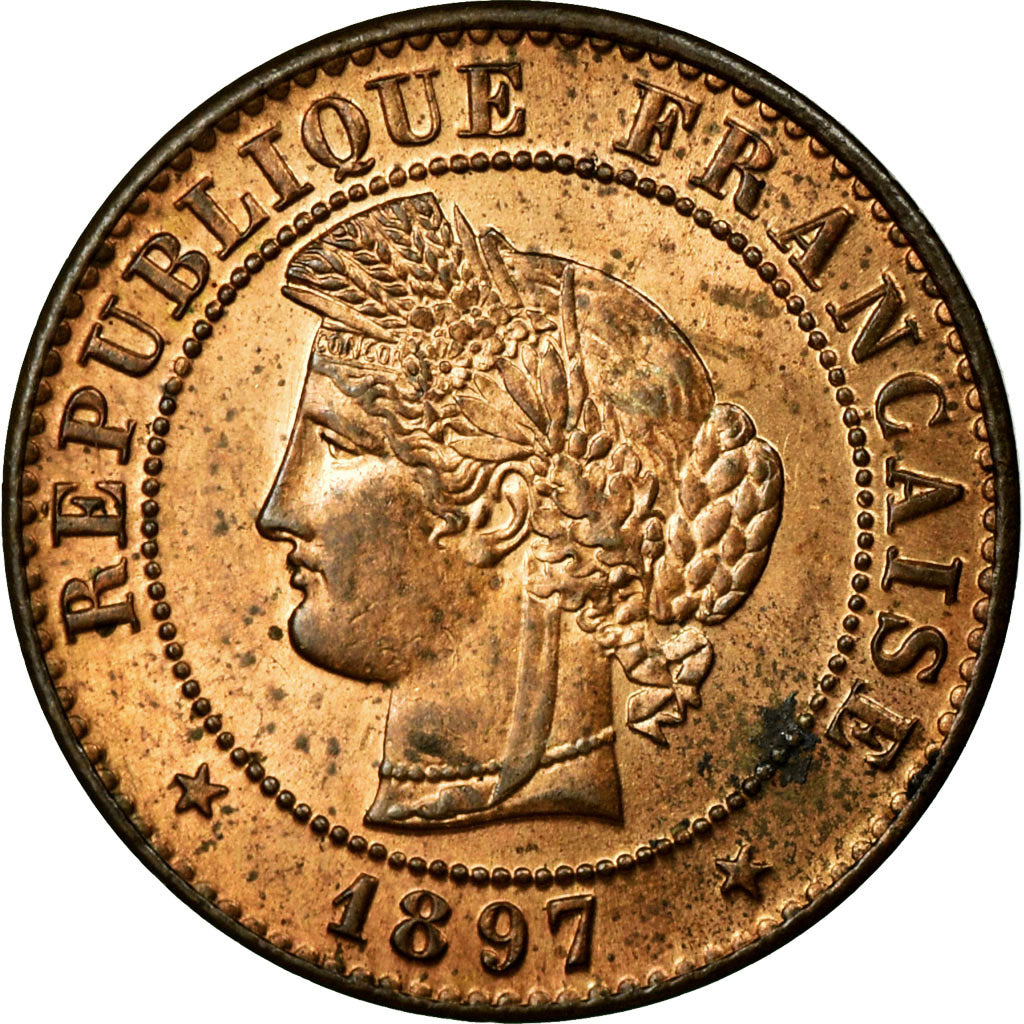 Coin, France, Cérès, Centime, 1897, Paris, MS(65-70), Bronze, KM:826.1