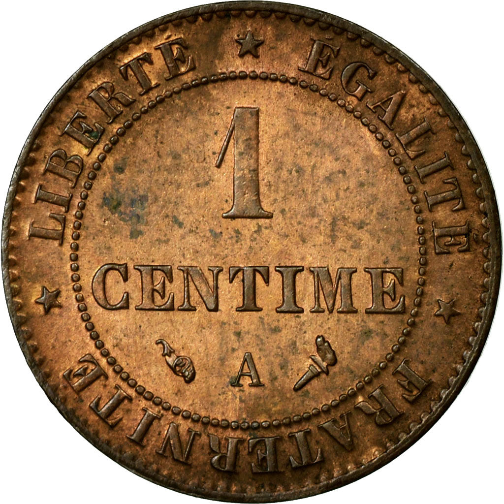 Coin, France, Cérès, Centime, 1897, Paris, MS(65-70), Bronze, KM:826.1