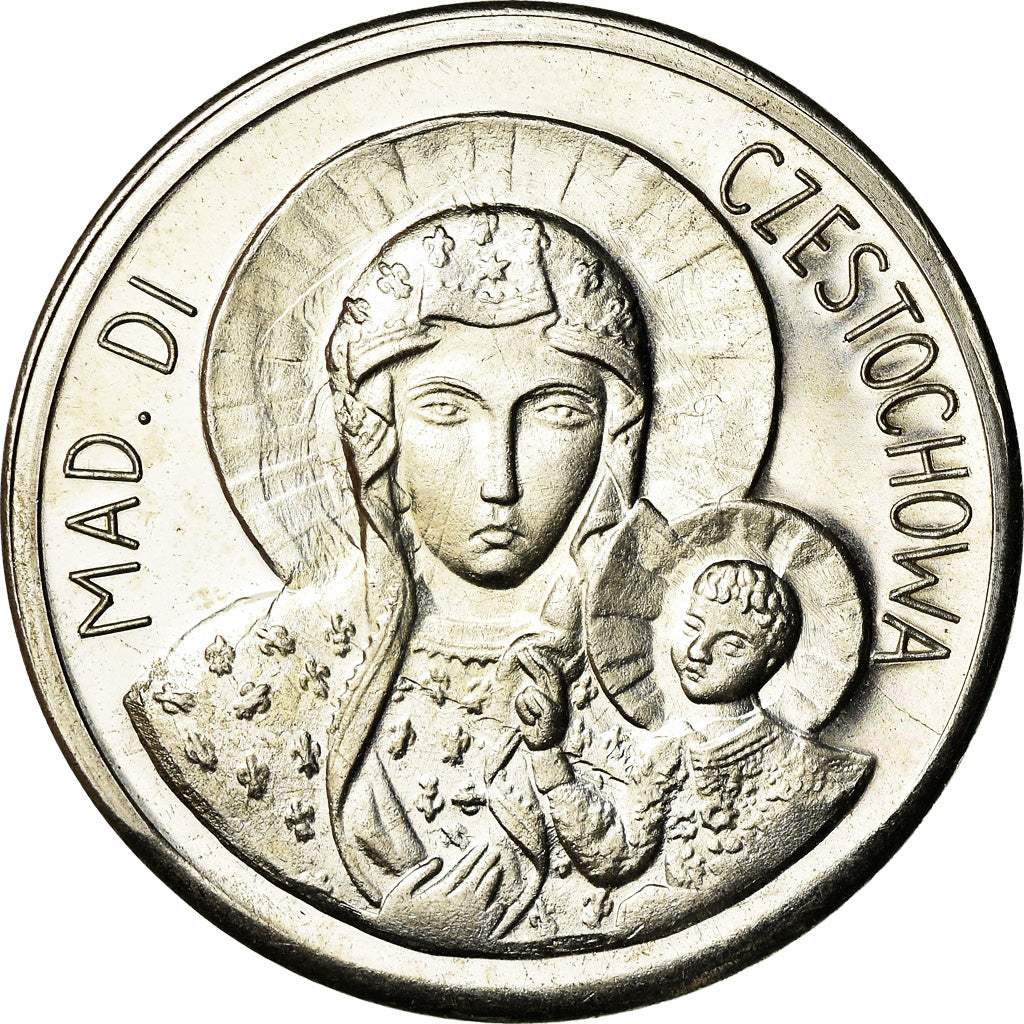 Vaticano, medalla, Jean-Paul II, Mad.Di.Czestochowa, Susini, EBC, Bronce