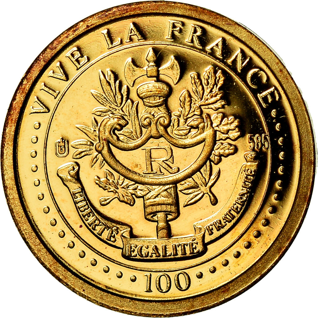 France, Medal, Jeanne d'Arc, History, 2009, MS(65-70), Gold