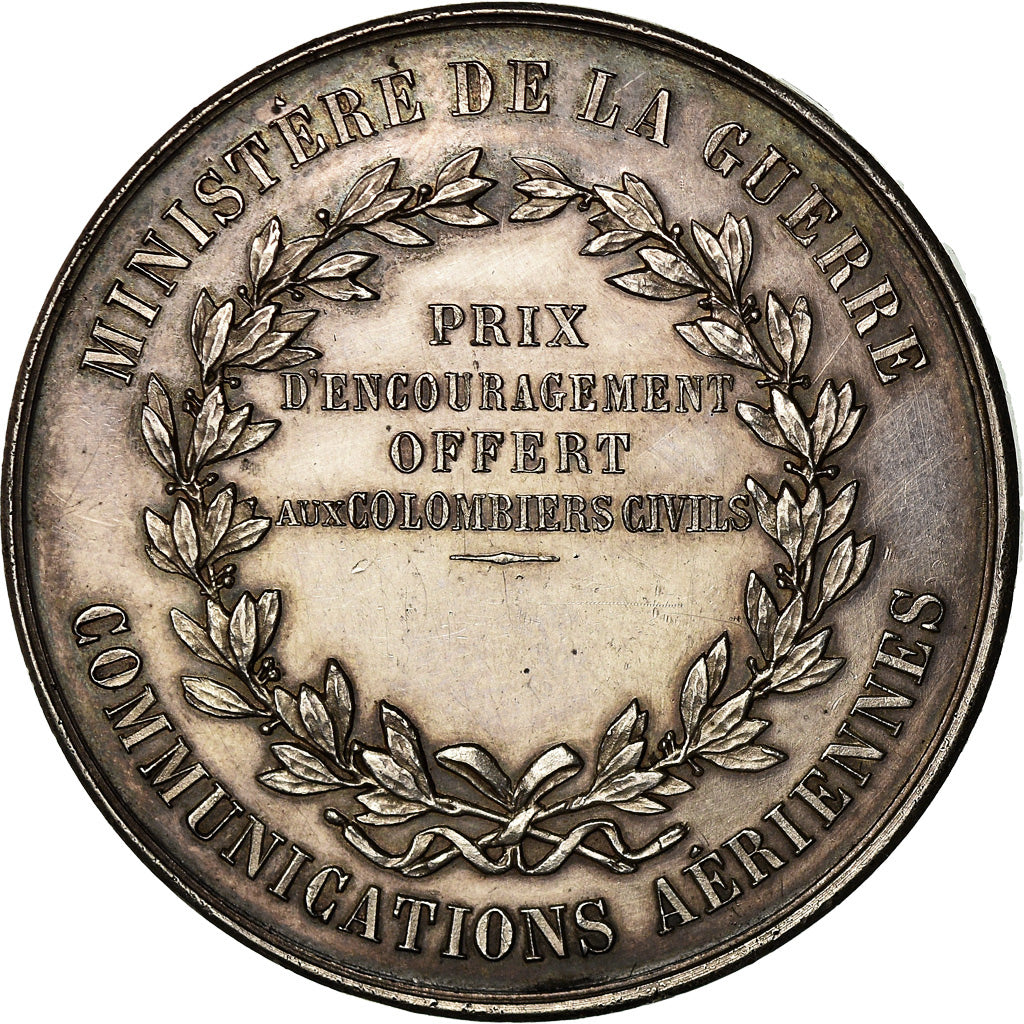 Francja, Medal, Ministère de la Guerre, Communications aériennes, Undated