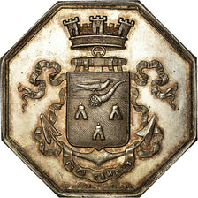 Francia, Token, Chambre de Commerce de Fécamp, 1825, Noël, SPL-, Argento