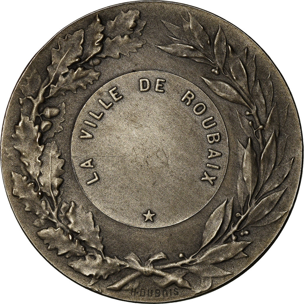 France, Token, Ville de Roubaix, Dubois.H, MS(60-62), Silver