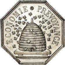 France, Token, Caisse d'Epargne de Valenciennes, MS(60-62), Silver
