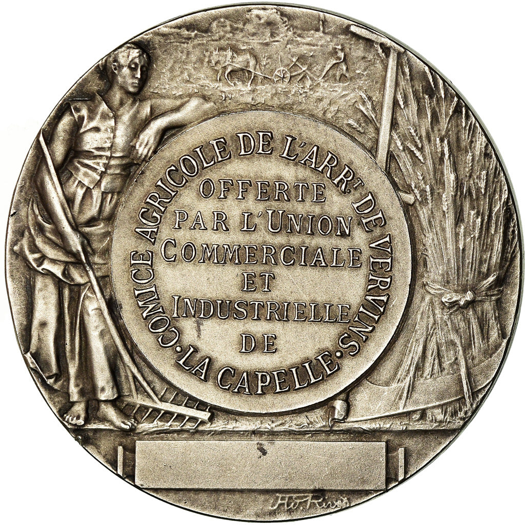 France, Médaille, Comice Agricole de l'Arrondissement de Vervins, Aisne, Rivet