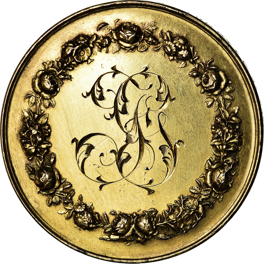 Frankrijk, Medaille, Noces, Mariage, Religion, 1890, Montagny, PR+, Vermeil