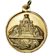 France, Médaille, Notre-Dame de la Ière Communion, 1904, SPL, Vermeil