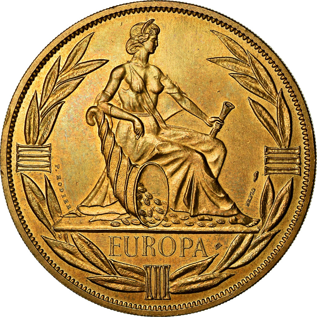 Francja, Medal, Ecu Europa, Europe Assise, Polityka, społeczeństwo, wojna