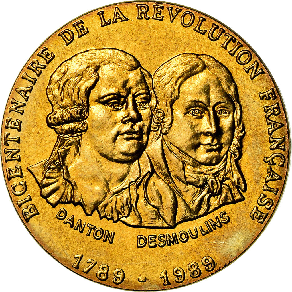 France, Médaille, Révolution Française, Danton-Desmoulin, MDP, SPL, Copper