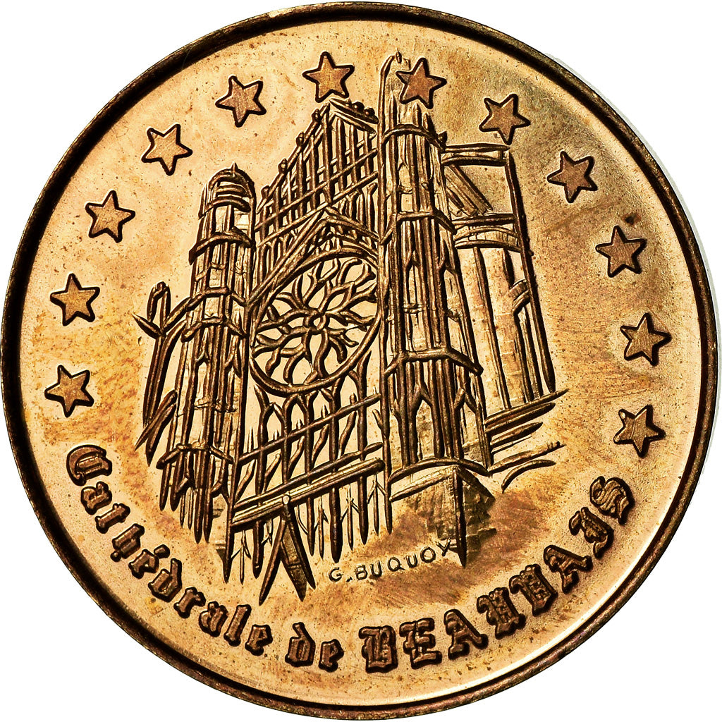 Frankrijk, Token, 1 Euro de Beauvais, 1997, Cardot, UNC-, Koper