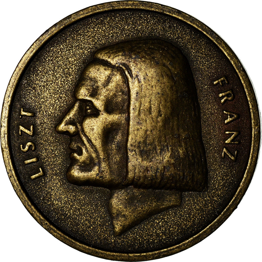 Frankrijk, Medaille, Musique, Franz Liszt, PR, Bronze