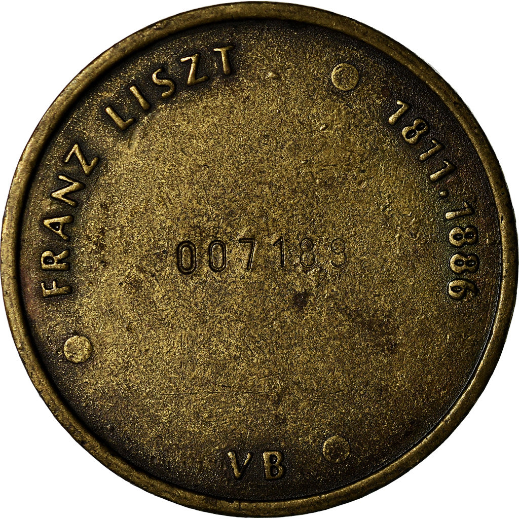 Frankrijk, Medaille, Musique, Franz Liszt, PR, Bronze