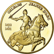 France, Token, Jeanne d'Arc, Orléans, MS(65-70), Copper Gilt