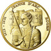 France, Token, Rouen - Jeanne d'Arc - 1412-1431, MS(65-70), Copper Gilt