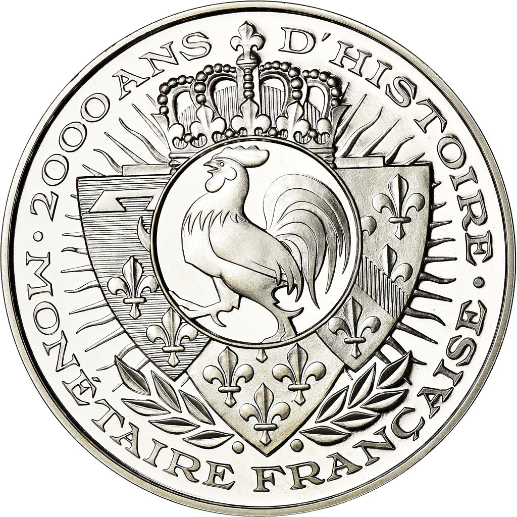 France, Medal, Histoire Monétaire, Triens, MS(65-70), Silver