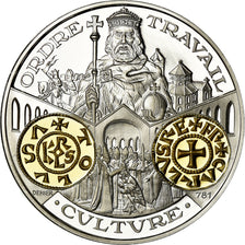 France, Médaille, Histoire Monétaire, Denier Carolingien, FDC, Argent