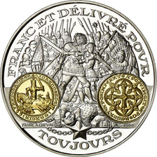 France, Medal, Histoire Monétaire, Franc à Cheval, MS(65-70), Silver