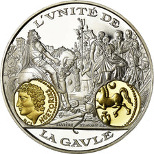 France, Medal, Histoire Monétaire, Statère Vercingétorix, MS(65-70), Silver