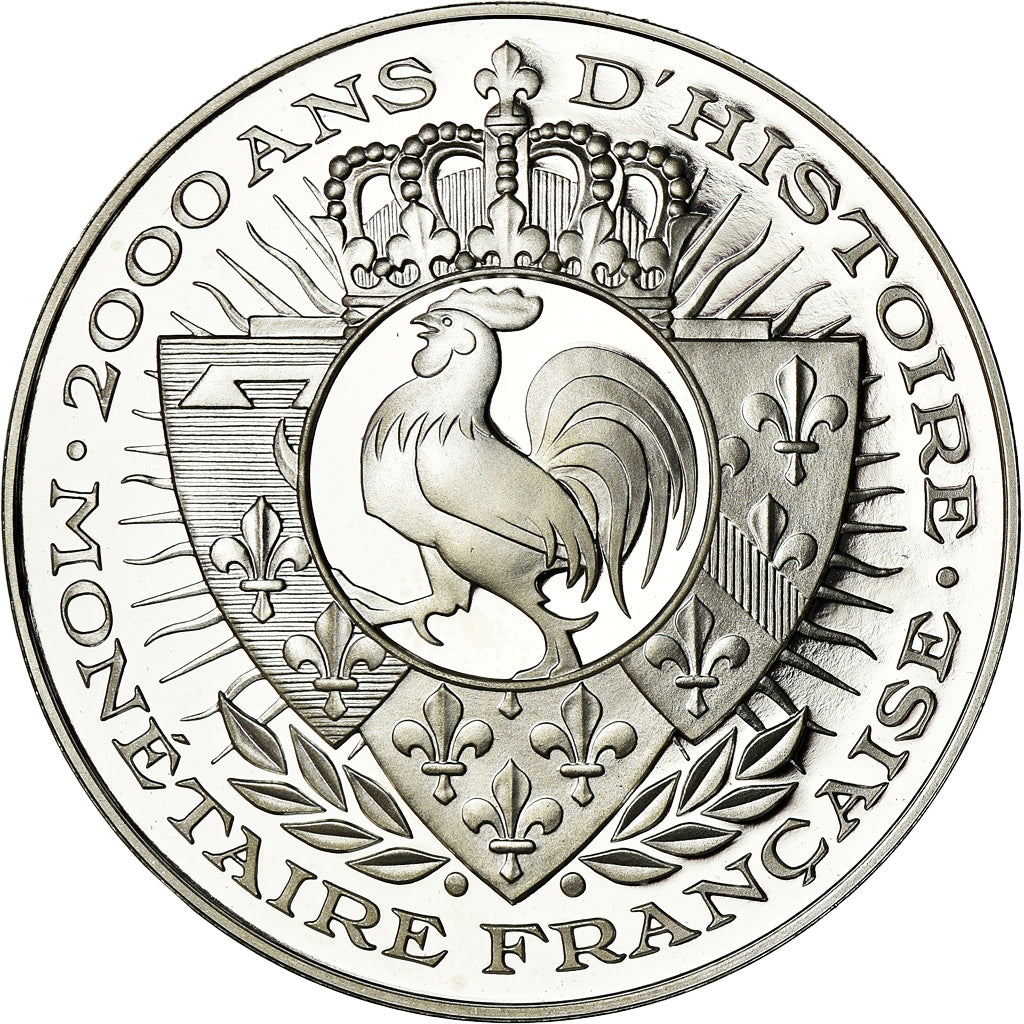 France, Medal, Histoire Monétaire, Statère Vercingétorix, MS(65-70), Silver