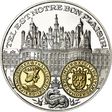France, Médaille, 2000 Ans d'Histoire Monétaire, Teston François Ier, FDC