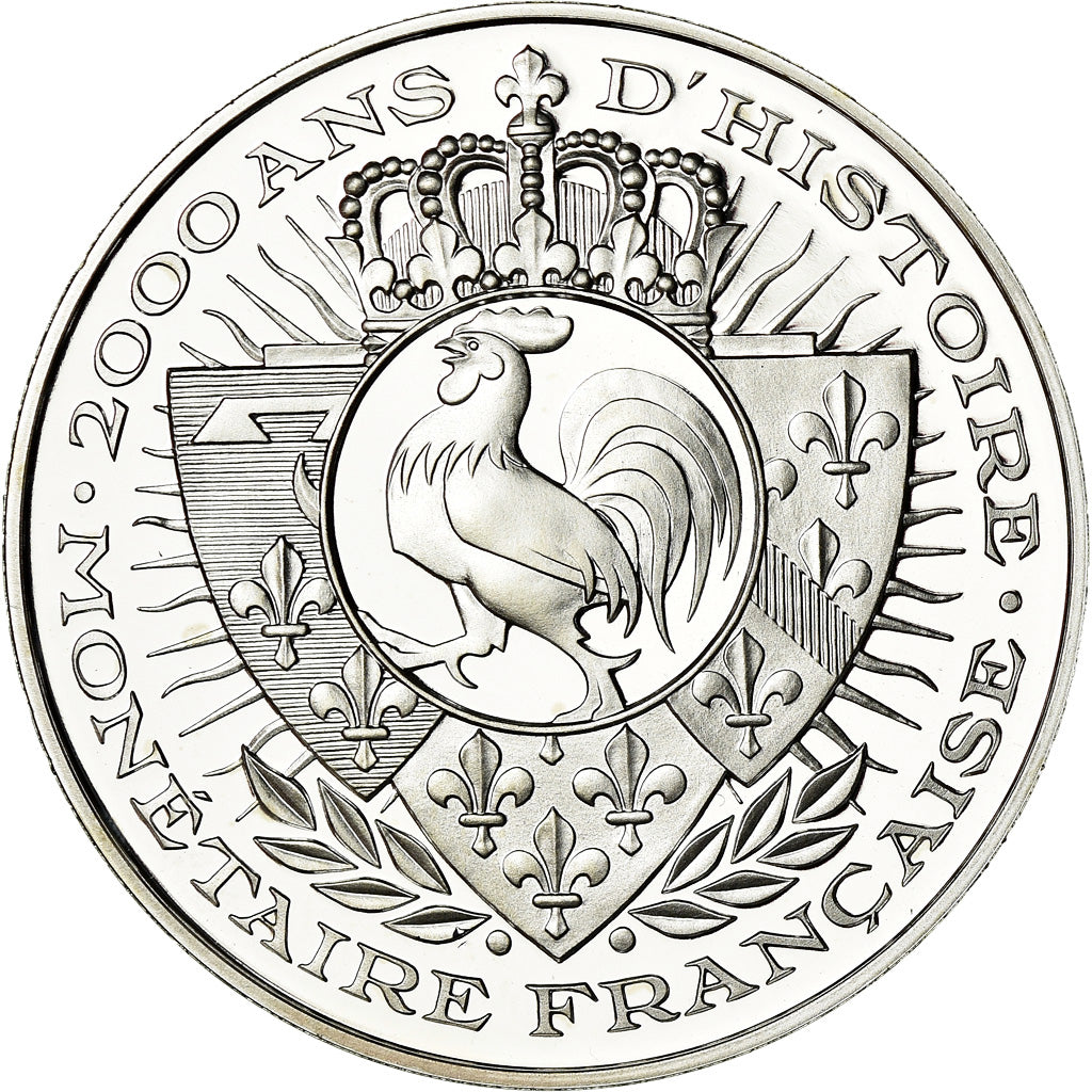 França, Medal, Histoire de la monnaie Française, Louis d'or de Louis XIV