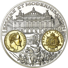 France, Médaille, Histoire Monétaire, 20 Francs Or Napoléon III, FDC, Argent
