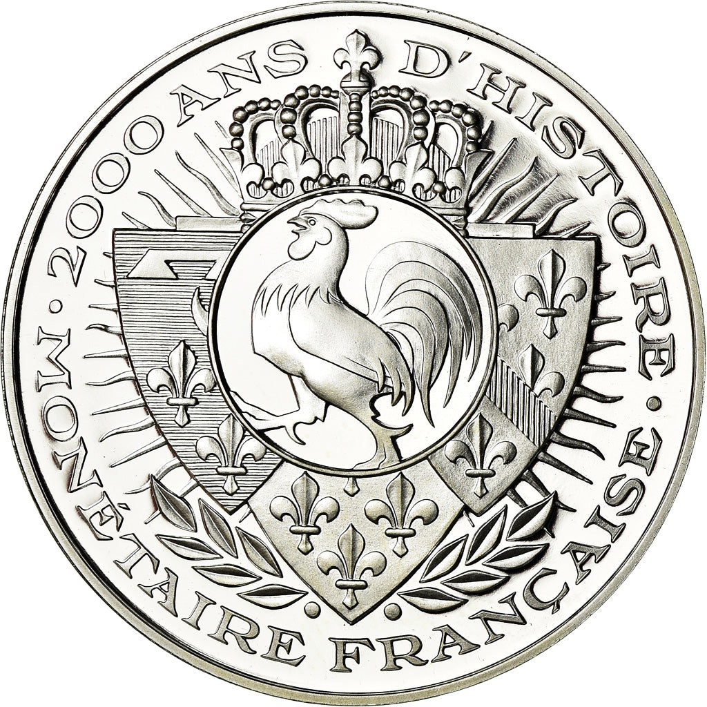 France, Médaille, Histoire Monétaire, 20 Francs Or Napoléon III, FDC, Argent