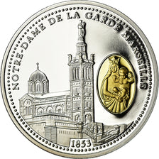 France, Medal, Provence, Notre-Dame de la Garde Marseille, MS(65-70), Silver