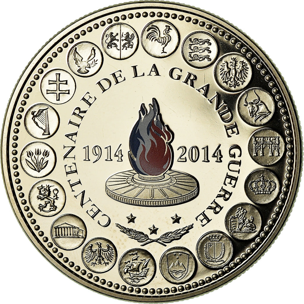 Francja, Medal, L'Europe des XXVIII, Centenaire de la Grande Guerre, 2014
