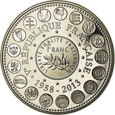 France, Medal, L'Europe des XXVII, Veme République, 2013, MS(65-70)