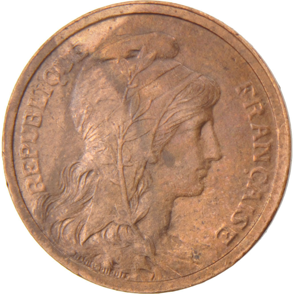 FRANCE, Dupuis, Centime, 1898, Paris, KM #840, AU(50-53), Bronze, 15, Gadoury...