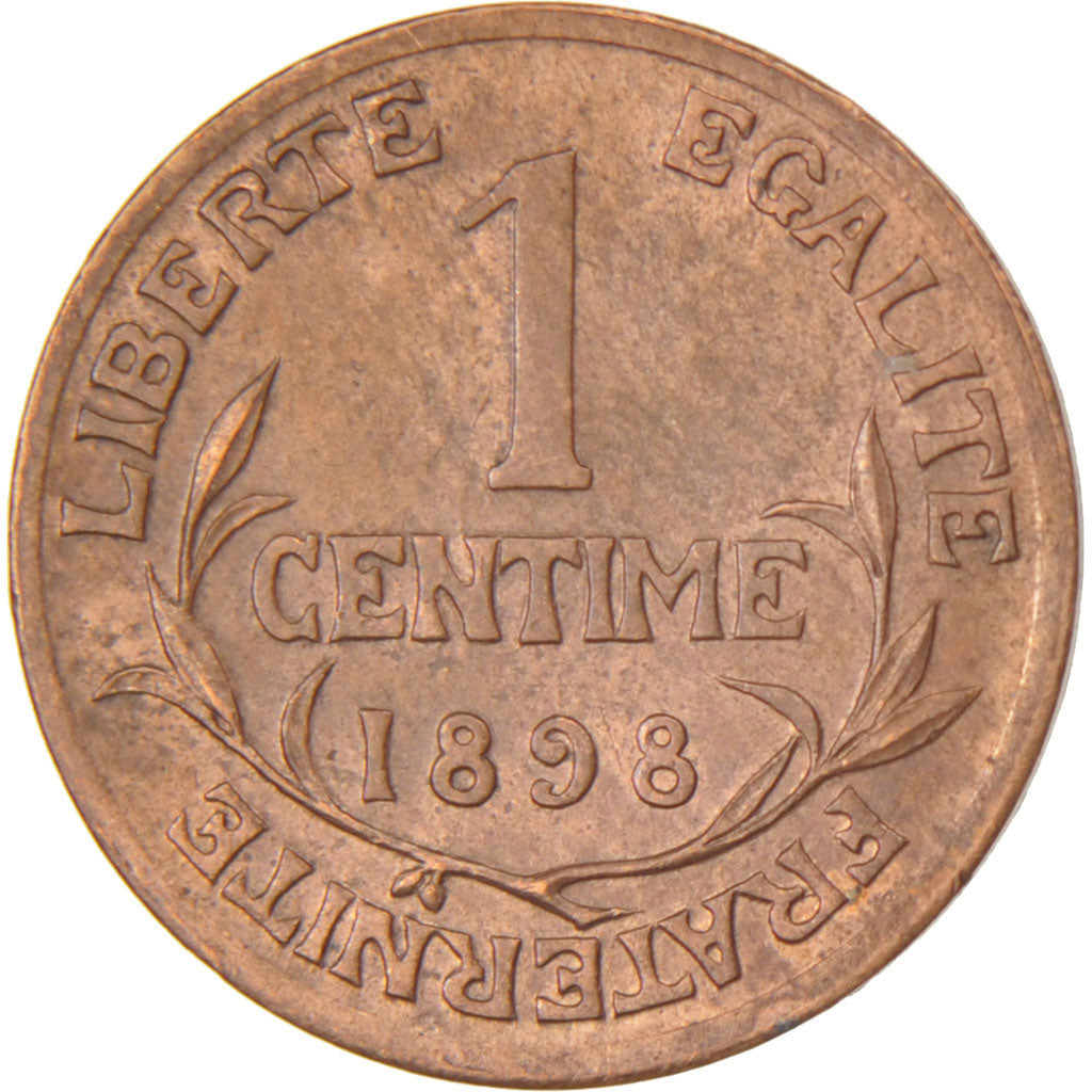 FRANCE, Dupuis, Centime, 1898, Paris, KM #840, AU(50-53), Bronze, 15, Gadoury...