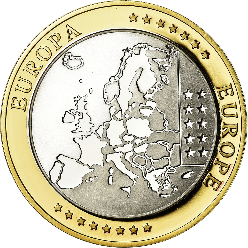 Spain, Medal, Euro, Europa, MS(65-70), Silver