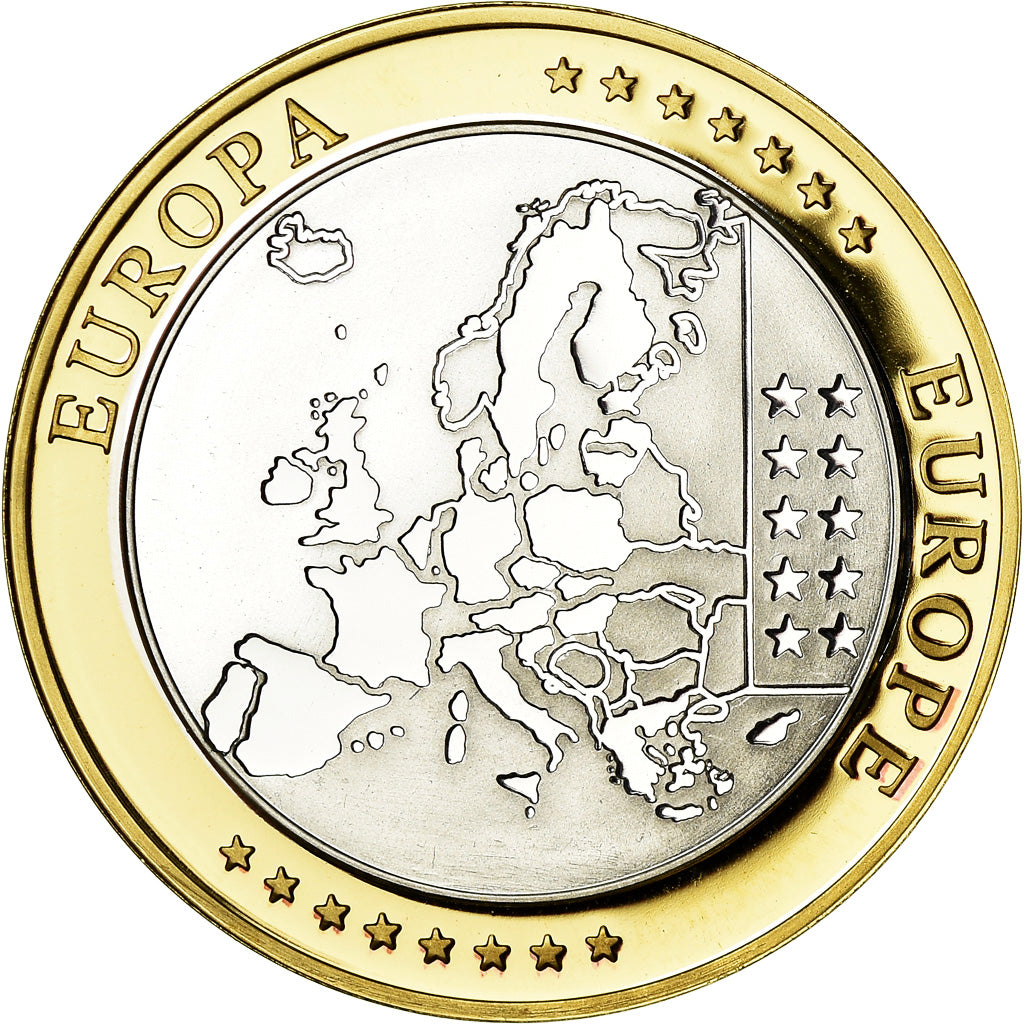 Malta, Medal, Euro, Europa, MS(65-70), Silver