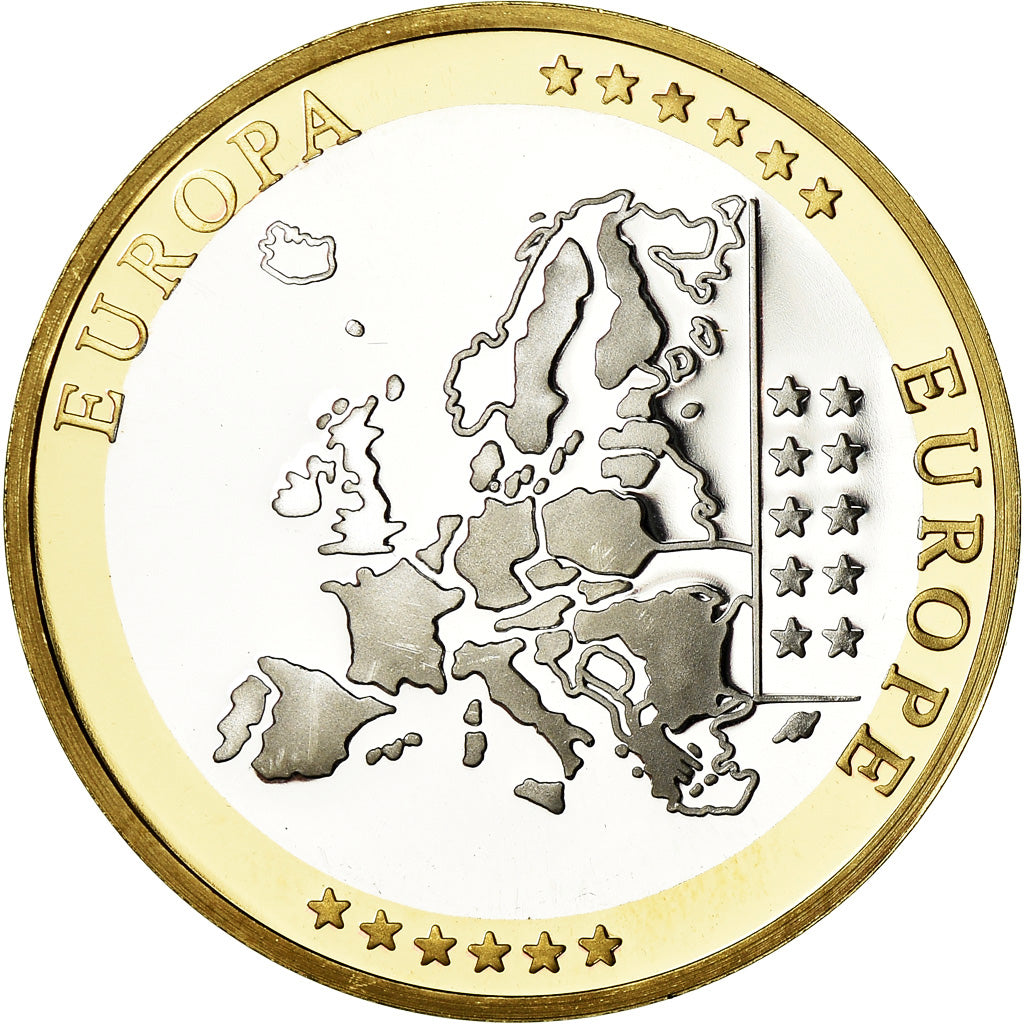 Vaticano, medaglia, L'Europe, Vatican, FDC, Argento