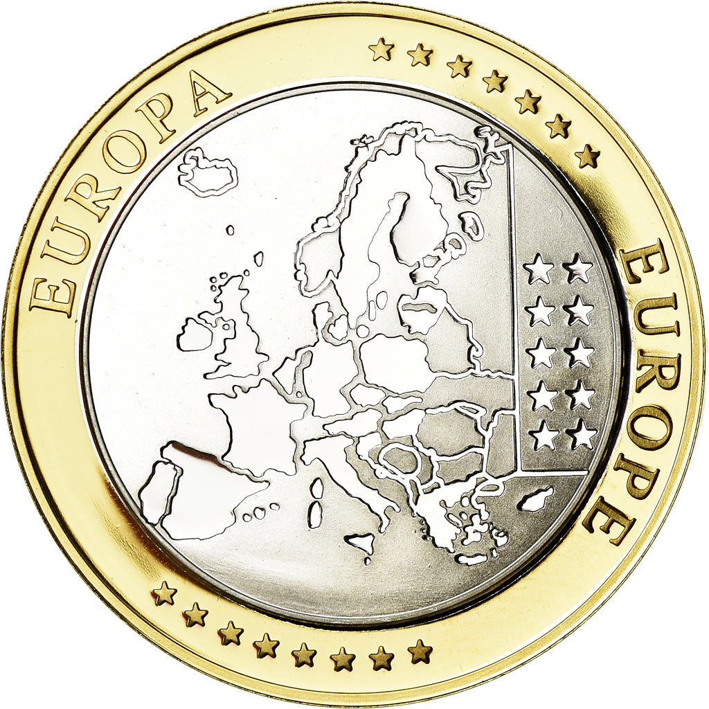Belgien, Medaille, Euro, Europa, Politics, Society, War, STGL, Silber