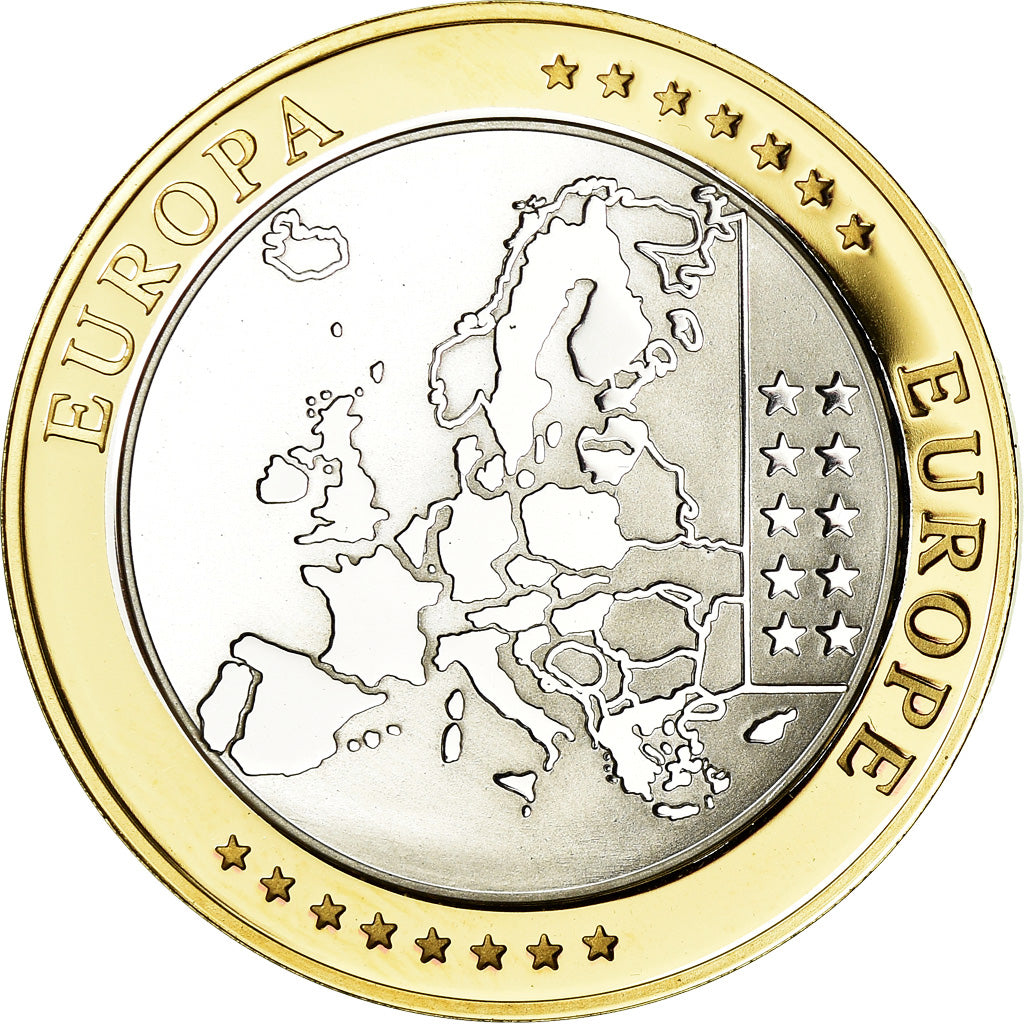 Italy, Medal, Euro, Europa, MS(65-70), Silver