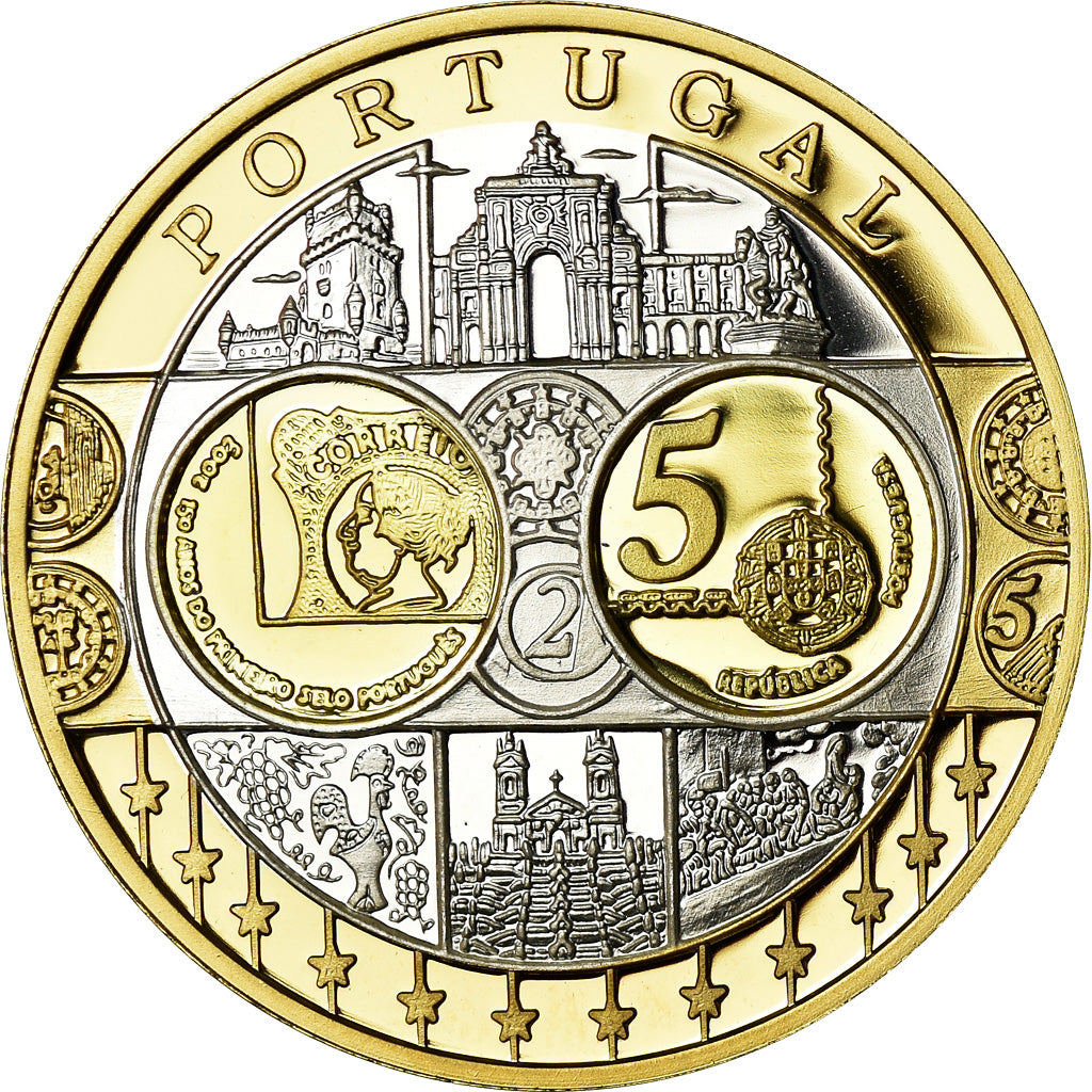 Portugal, Medal, Euro, Europa, MS(65-70), Silver