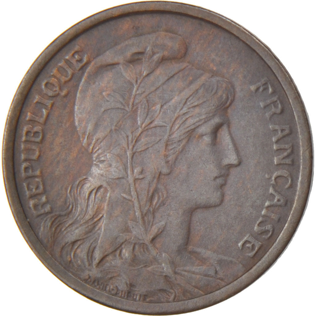 FRANCE, Dupuis, Centime, 1909, Paris, KM #840, MS(60-62), Bronze, 15, Gadoury...